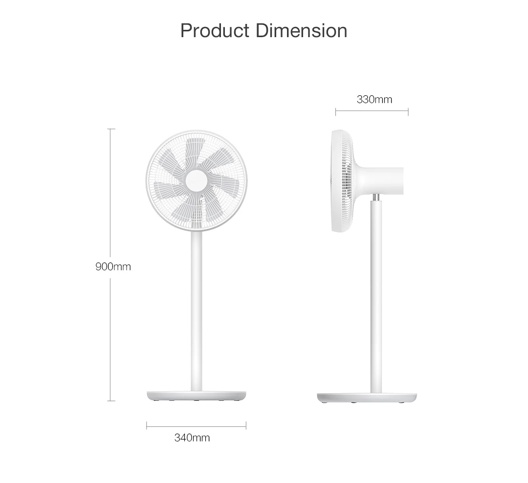 Xiaomi Smartmi Home Wireless Smart Natural Wind DC Frequency Stand Fan 