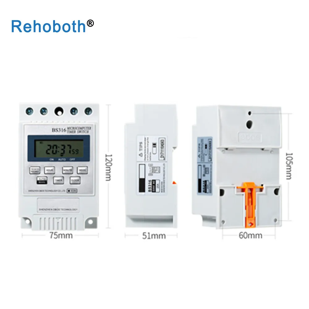 Горячая Распродажа Новый KG316T AC 220 V DC12V DC24V 50 Гц/60 Гц 25A Din направляющий цифровой