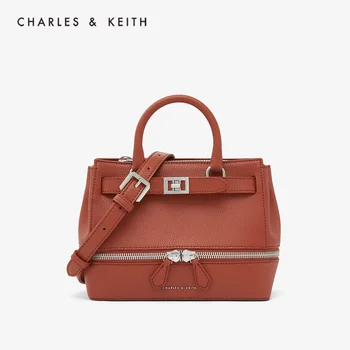 

CHARLES＆KEITH New Arrival for Autumn 2020CK2-31190004Women Shoulder Bag Decorative Metal Buckle Handbag