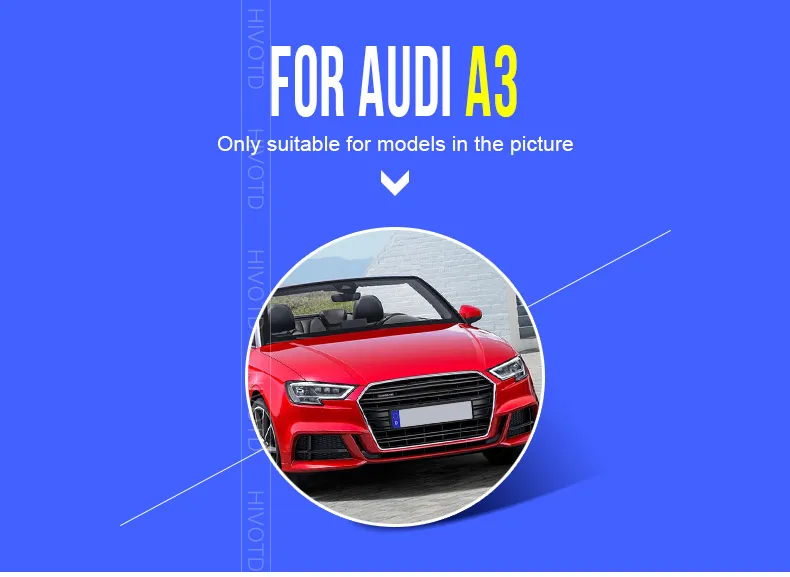 Hivotd для Audi A3, автомобильный акселератор, педаль газа, подставка для ног, педаль тормоза, нескользящие накладки, аксессуары для внутренней защиты, украшение,автотовары аксессуары для авто