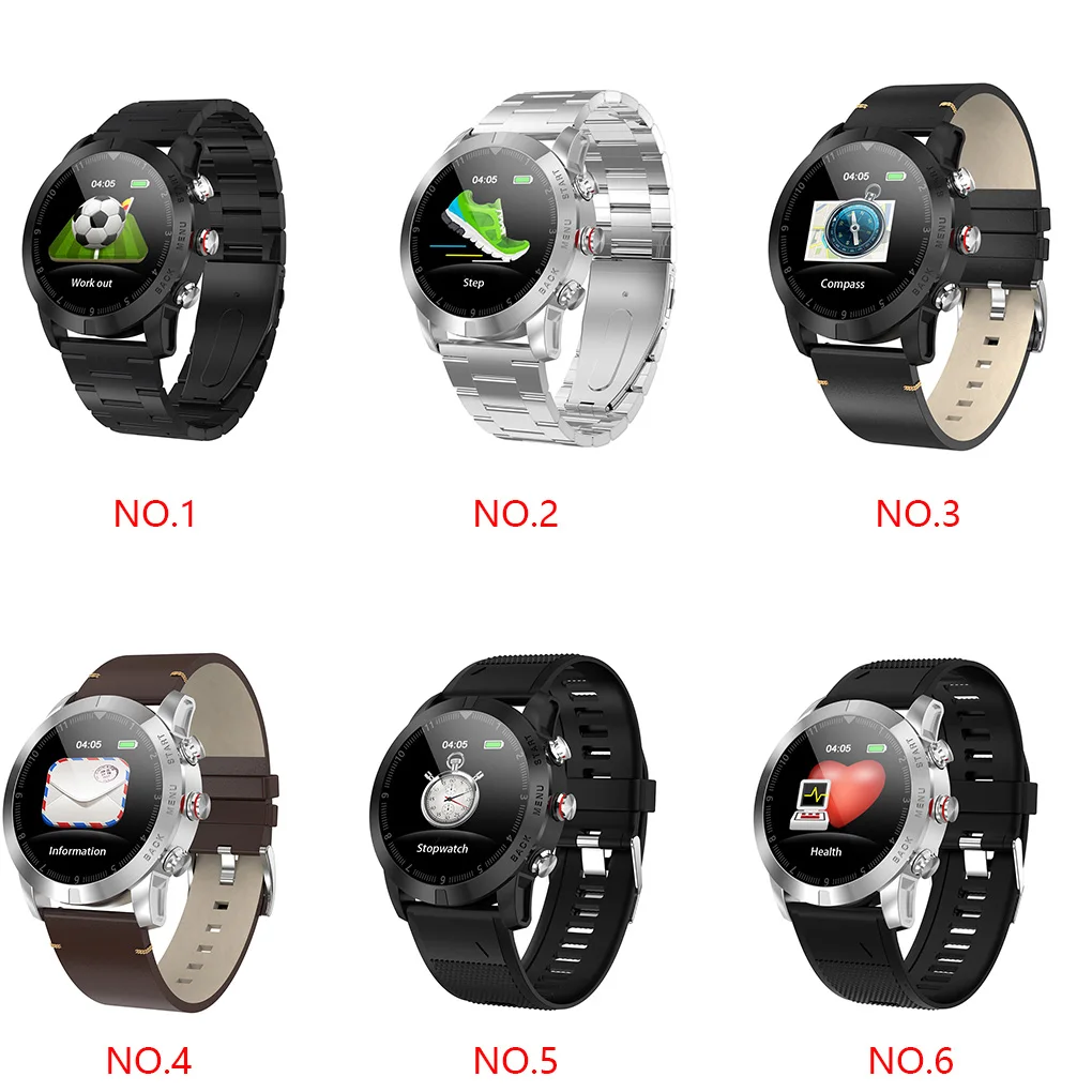 S10 сенсорный экран Смарт-часы 1," IP68 водонепроницаемые спортивные часы датчик сердечного ритма спортивные часы для Android Ios