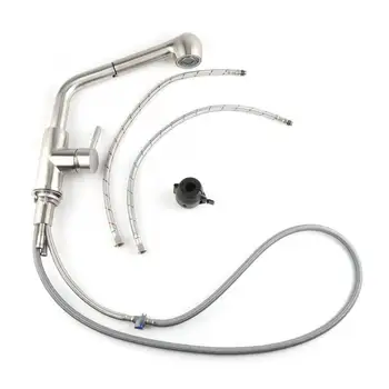 

Bathroom Kitchen Accessories 3/8 Inch Home Kitchen Standard Faucet With Pull-out Hose Sink Water Tap Children Hand Wash Tools