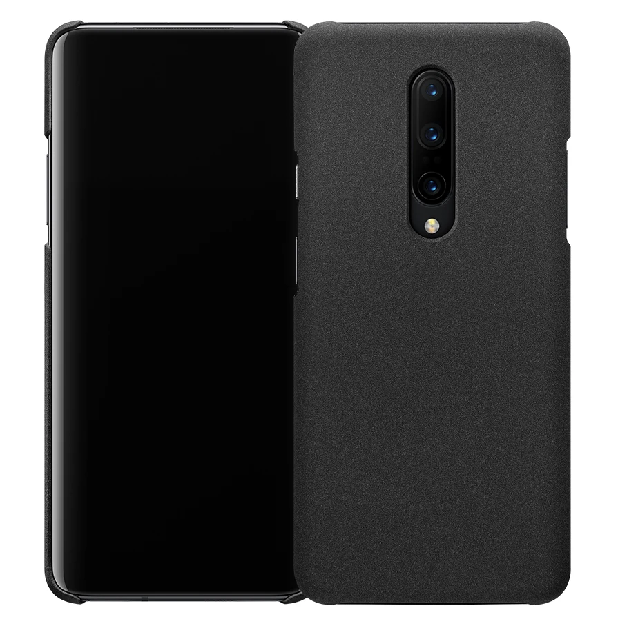 Кевлар углеродного волокна Чехол для мобильного телефона oneplus 7 pro нейлоновый корпус песчаник оболочка чистый карбоновый бизнес - Цвет: Sandstone shell