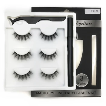 

Magnetic Liquid Eyeliner Waterproof Smooth Eye Liner Magnet Eyelashes Makeup Cosmetic Natural Long Eye Lashes Liquid Eyeliner