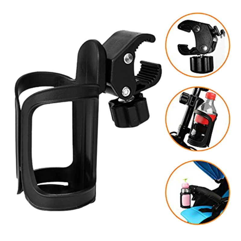 

Outdoor Bicycle Cup Holder Baby Stroller Bottle Holder Wheelchair Cup Holder 360 Degree Universal Stroller Bicycle Cart Bottle C