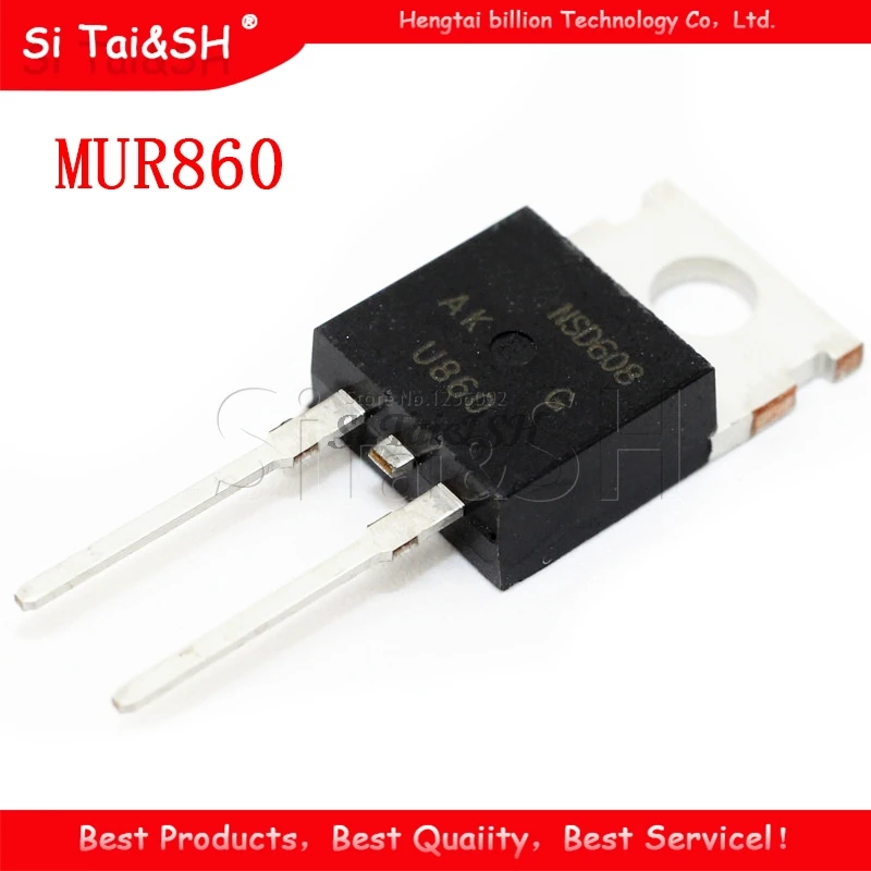 10 шт. MUR860 TO220 MUR860G-220 U860 | Электронные компоненты и принадлежности