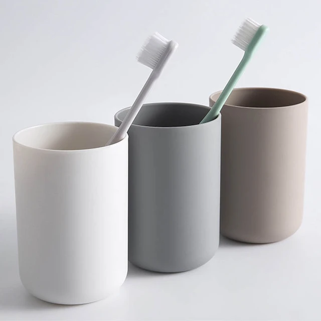 1PC Creative Modern Hotel Brushing Cup Nordic Wind Couple Mouth