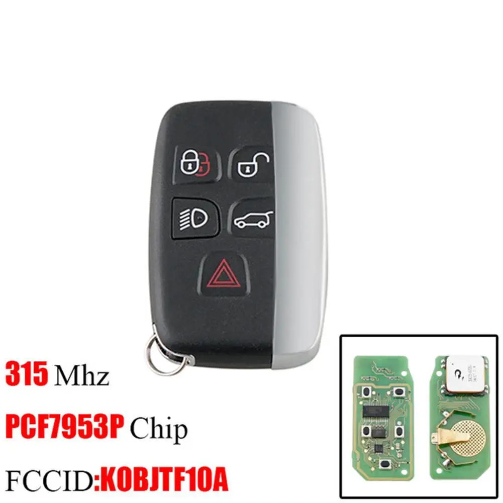 5-кнопочный автомобильный пульт дистанционного управления Smart Key 315 МГц 434