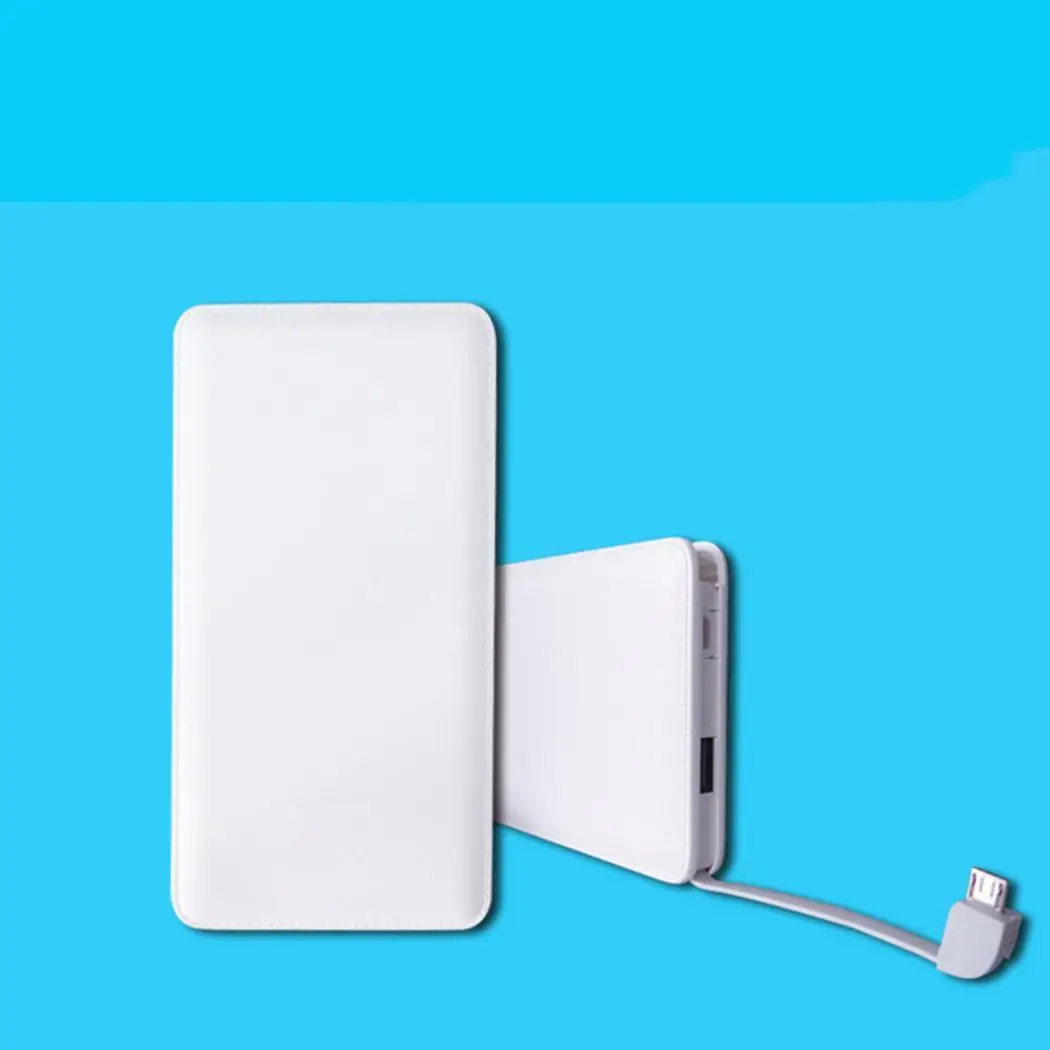 Ultra-thin Mini Portable Charger 20000mah Powerbank External Battery Power Bank Charging Poverbank For Xiaomi Mi iPhone Samsung