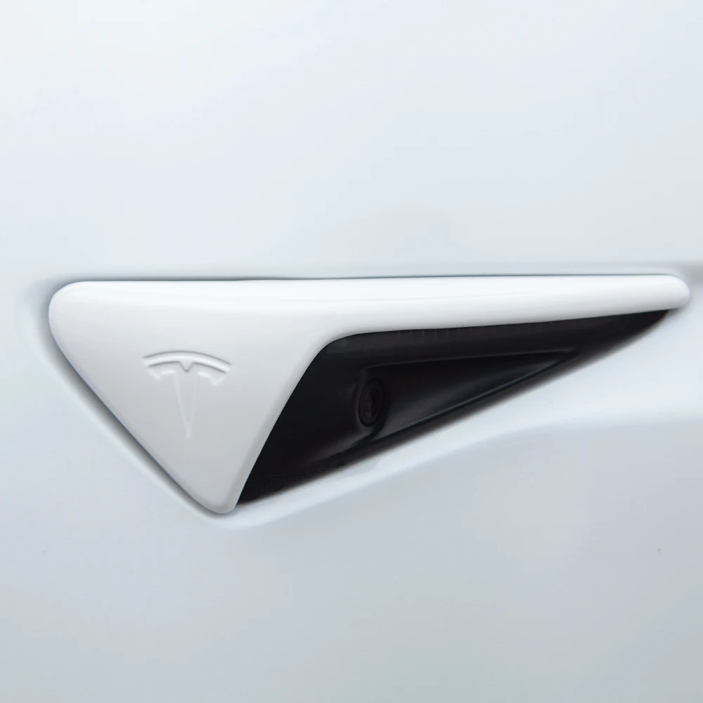 Боковая камера из углеродного волокна защитная крышка 2 шт для Tesla модель 3 18-20