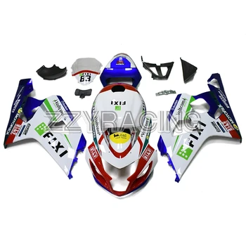 

Complete Motorcycle Fairings Kit for Suzuki GSXR600 K4 2004 2005 GSXR750 K4 2004 2005 ABS Plastic Body Work White Blue Red Cover