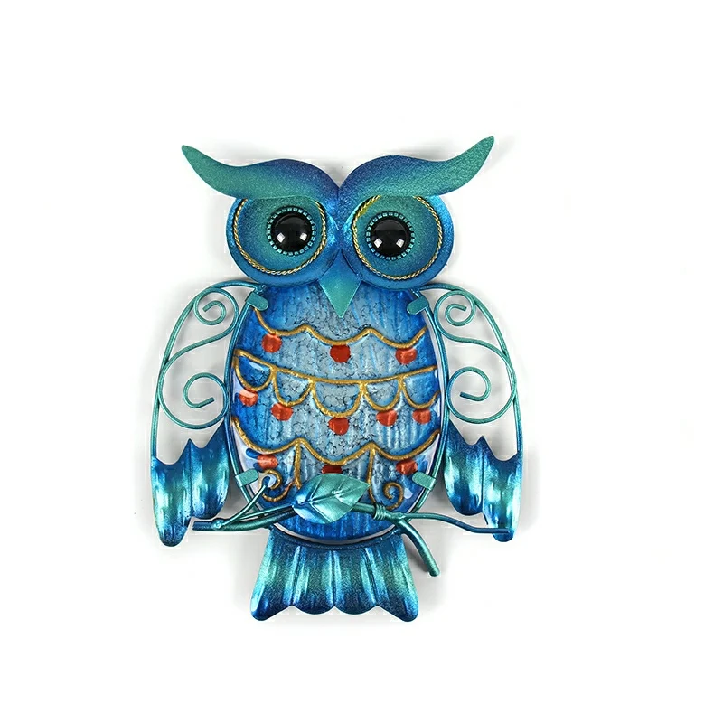 

Metal Owl Home Decor for Garden Decoration Outdoor Statues Accessories Sculptures and Miniatures Animales Jardin