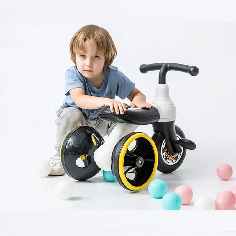 Детские блестящие детские трехколесные велосипеды, Детские скутеры, детские ходунки, высокое качество, дизайн колеса, для 1-6Y
