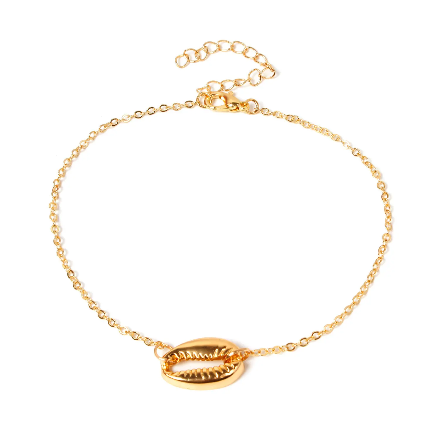 Fashion New Gold Silver Color Metal Shell Foot Chain Anklets Pendant Bohemian Summer Beach Adjustable Anklet Bracelet Jewelry Fashion New Gold Silver Color Metal Shell Foot Chain Anklets Pendant Bohemian Summer Beach Adjustable Anklet Bracelet Jewelry