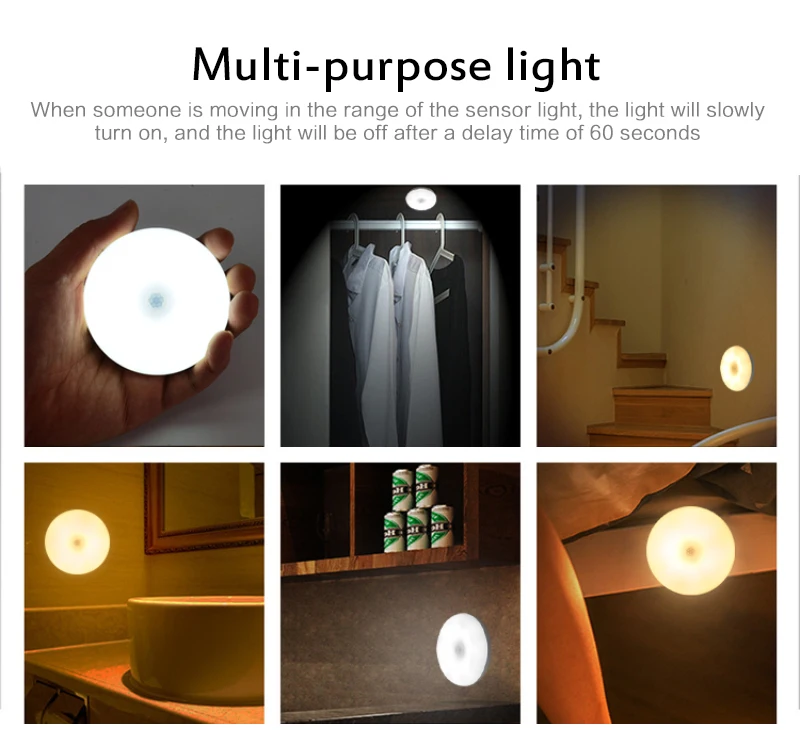 Luz da Noite Usb de Carregamento Portátil Mini Toque Lâmpada Cabeceira Fixação Magnética Luz Leitura Ajustável Parede Led 10 Luzes noturnas