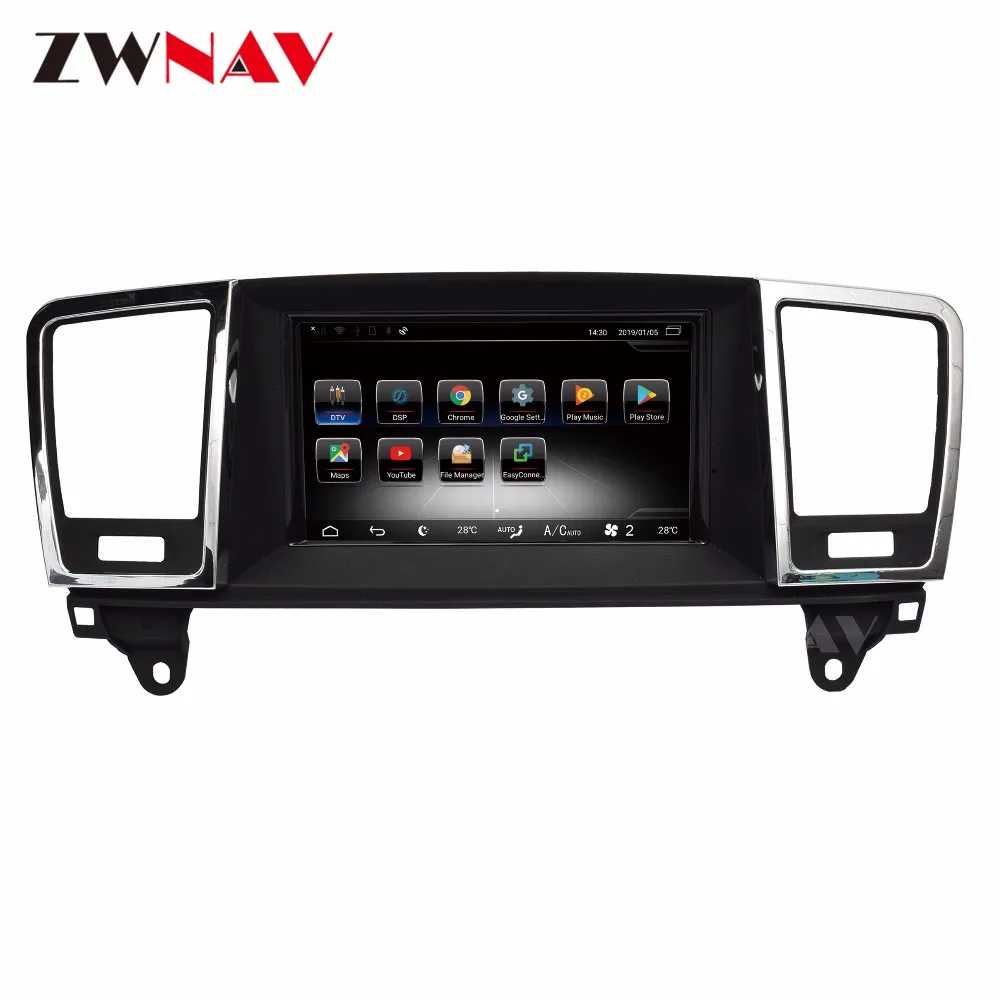4+ 64 Android 9,0 автомобильный стерео dvd-плеер gps ГЛОНАСС Navi для MERCEDES-BENZ мл 2012- GL 2013- Аудио Видео Мультимедиа Радио