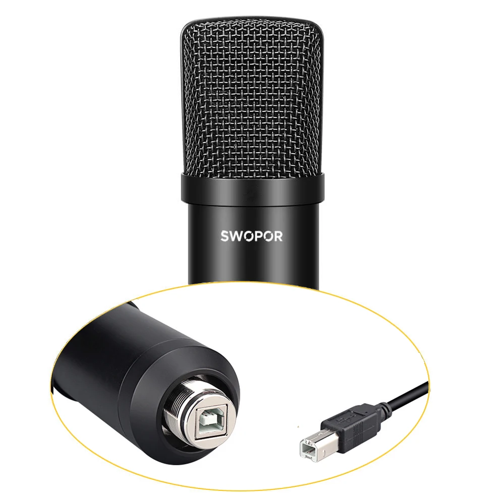 Condenser Microphone Kit SWOPOR UMK009 Mic for
