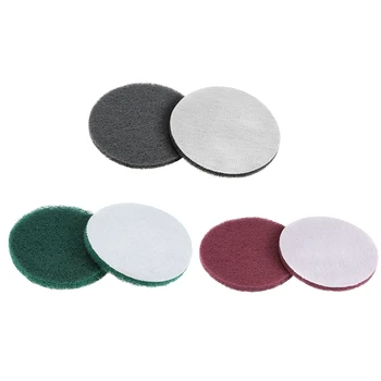 

uxcell 5 Inch Drill Power Brush Tile Scrubber Scouring Pads Cleaning Tool 240 /400/800/1000/1500 Grit for Cleaning Bathtubs