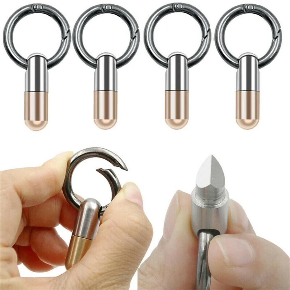 Portable Outdoor Key Ring Pendant Cutting Tool Capsule Tinying Mini Tools Carabiner For Fast Attaching | Инструменты