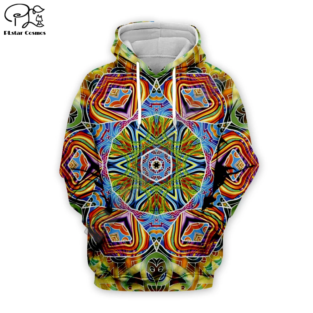 3D психоделические толстовки Trippy граффити печати пуловер с капюшоном Красочная картина Мужчины Женщины свитшот большого размера спортивный костюм CO-002