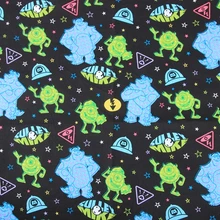 140*50 см Мультфильм Монстр хлопок ткань ребенок день рождения обои/Diy ручной работы ремесло постельные принадлежности домашний кошелек из ткани одеяло