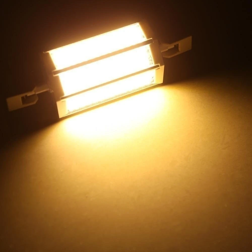 R7S светодиодный лампы прожекторы освещение 78 мм 118 LED прожектор Ac85-265v COB светодиодный Sportlight заменить, 50 Вт, 60 Вт галогенная лампа