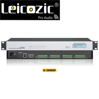 

D-0808SP Digital Audio Matrix Processor For Sound System 8 Input & 8 Output Digital DSP Audio Processor 8x8 high performance