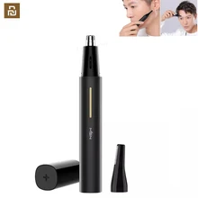 Youpin MSN LED Electric Nose Hair Trimmer Dual Blade Smart Touch Control Waterproof Self washing Technology Nasal Hair Cleaner