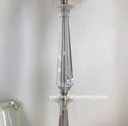 100 см в высоту) 8 шт) акриловые хрустальные канделябры, Центральные элементы, высокий золотой свадебный хрустальный канделябр 5 ручек, канделябр, держатель для свечей
