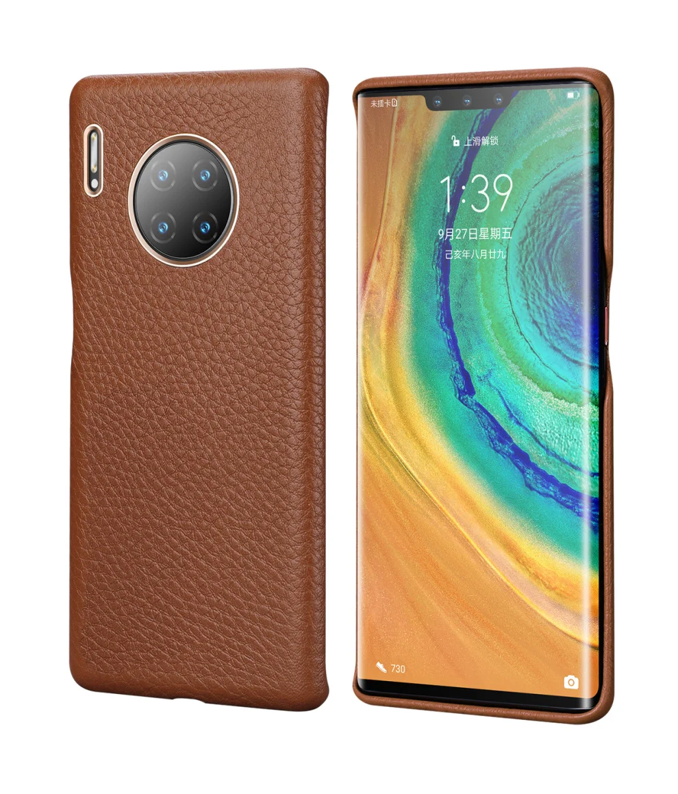 Винтажный чехол для телефона s для huawei mate 30/Pro, Роскошный чехол из натуральной кожи для huawei mate 30 Pro, жесткая защитная задняя крышка, оболочка