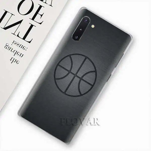 001 Баскетбольные черные чехлы для телефонов samsung Galaxy Note 10 S10 Plus 5G S10e A30 A40 A50 A60 A70 M40 жесткий чехол - Цвет: 001