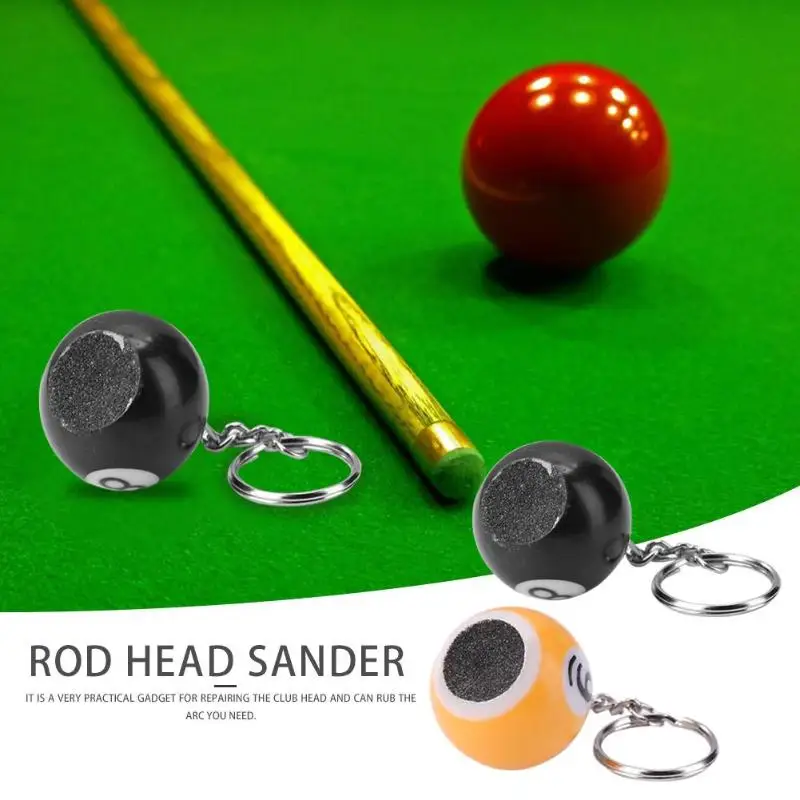 Портативный бильярдные кончики стержней мяч формирователь брелок на тему