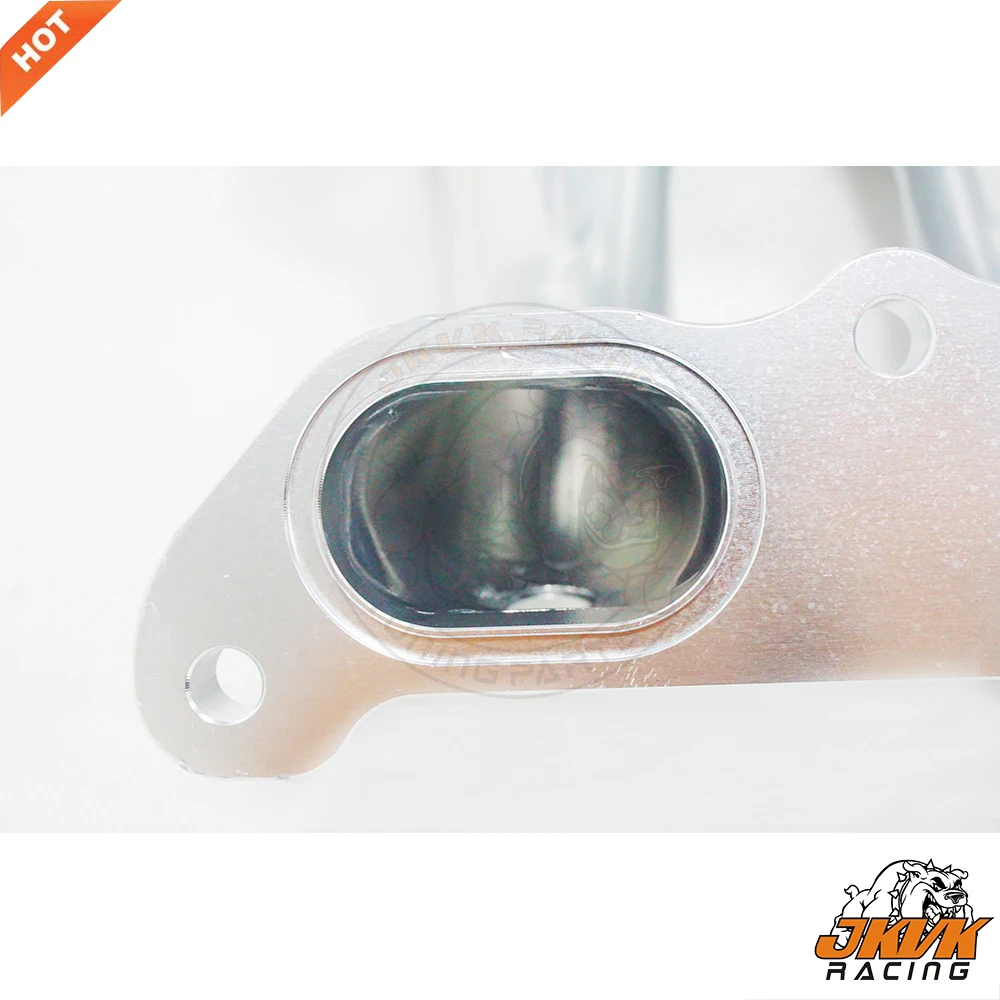 JKVK RACING 90mm N52 B30 3.0L 빌렛 알루미늄 흡기 매니 폴드 전면 레일 어셈블리 (연료 레일 키트 포함) 2004-2013 525xi z4 x1 x3