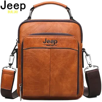 

JEEPBULUO Brand NEW Male Crossbody Shoulder Messenger Bags Men Handbag High Quality Split Leather Man Bag Fashion Bags