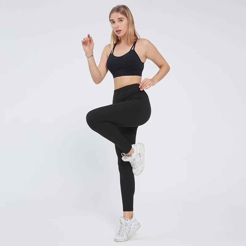 gym leggings SVOKOR  Fitness Leggings Sexy Solid Leggings Women Push Up High Waist Workout Pants Gym Clothes Seamless Elasticity leather leggings
