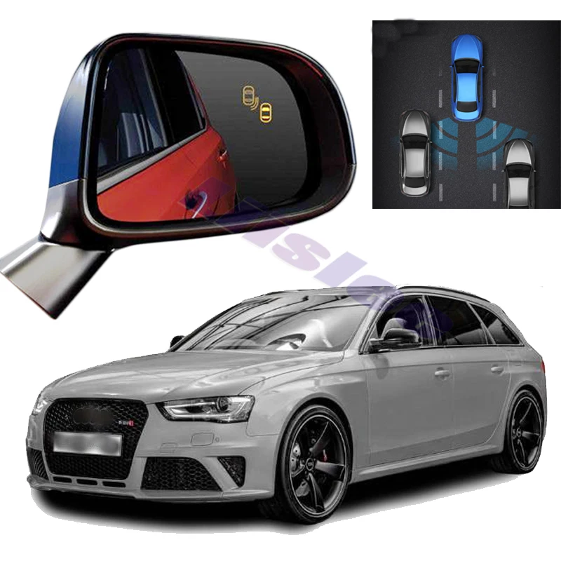 

For Audi A4 A4L B8 8K 2008 2009 2010 2011 2012 Car BSM BSD BSA Radar Warning Safety Driving Alert Mirror Detection Sensor