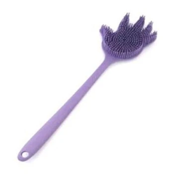 

Silica Gel Bath Brush Long Handle Rubbing Towel Useful Product Multi-Functional Long Handle Bath Brush Massage Bath
