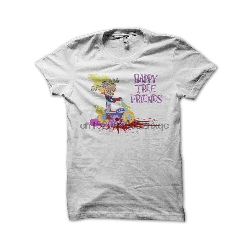 Футболка Мужская/женская с надписью &quotHappy Tree Friends&quot | Мужская одежда