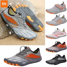 

Xiaomi New Men Aqua Shoes Quick Dry Beach Shoes Women Sneakers Barefoot Upstream Water Shoes Swim Diving Surf Sport Hiking Shoes