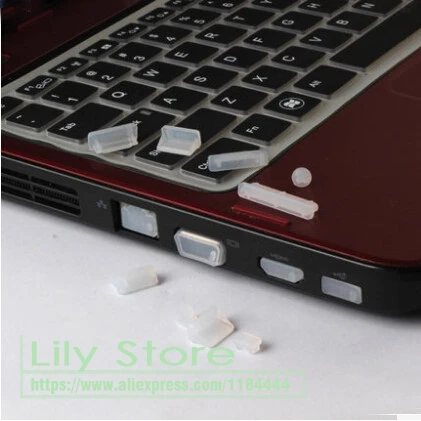 Для lenovo toshiba MSI HP asus dell acer цветные силиконовые порты Пылезащитная заглушка для ПК