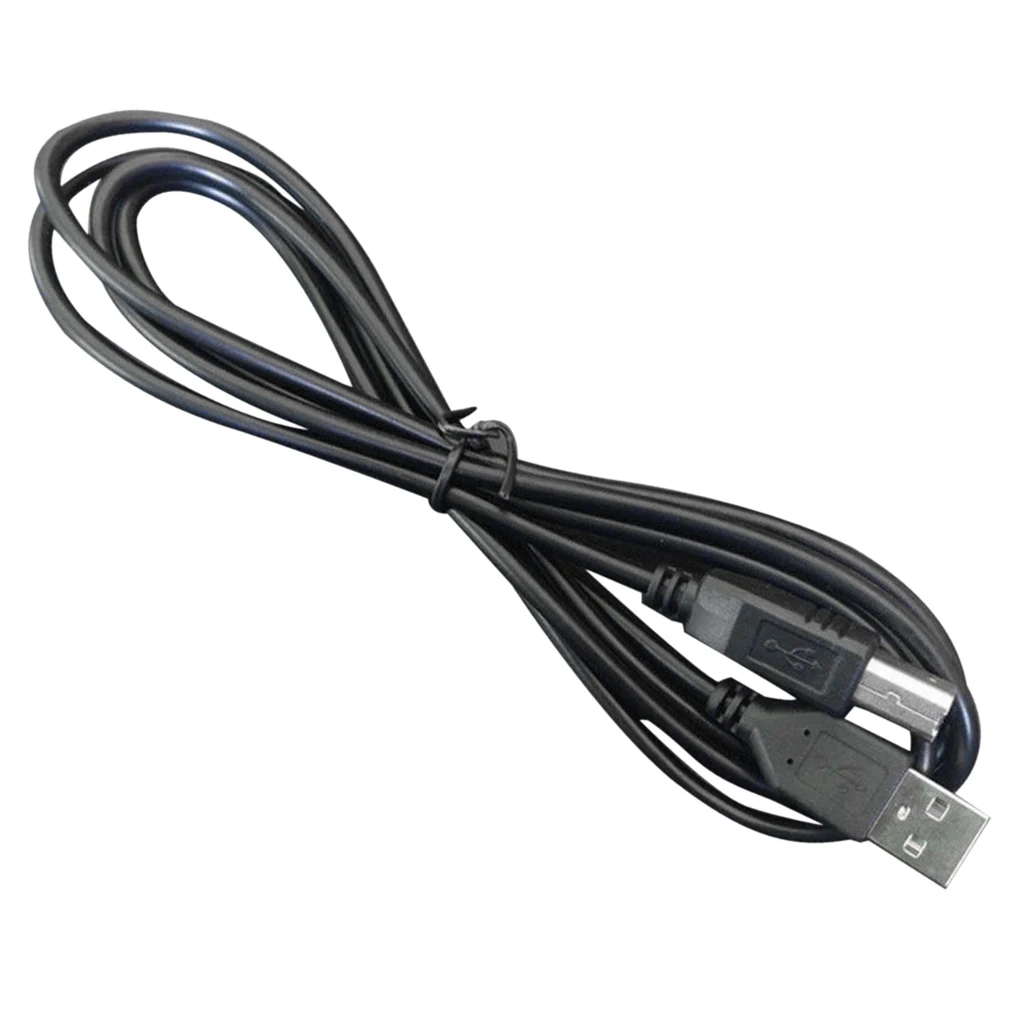 Printer Scanner Cable, USB 2.0-Type A Male to B Male Printer Cord High Speed, 10 Meters Black