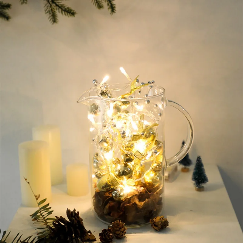 Merry Christmas Series LED Light String New Year Decoration For Christmas Tree Festival Party Wedding Decoration Accessories