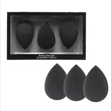 KESMALL 3 капли губка для воды, Изысканный милый не латексный материал, Замачивание воды пуховка для макияжа S043