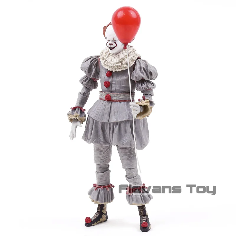 NECA Stephen King's It Pennywise Joker Clown BJD Joint Move Action Figure Toys Dolls for Halloween Gift