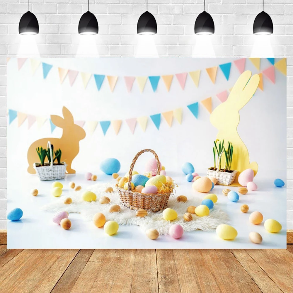 spring-easter-backdrop-rabbit-bunny-colorful-eggs-photography
