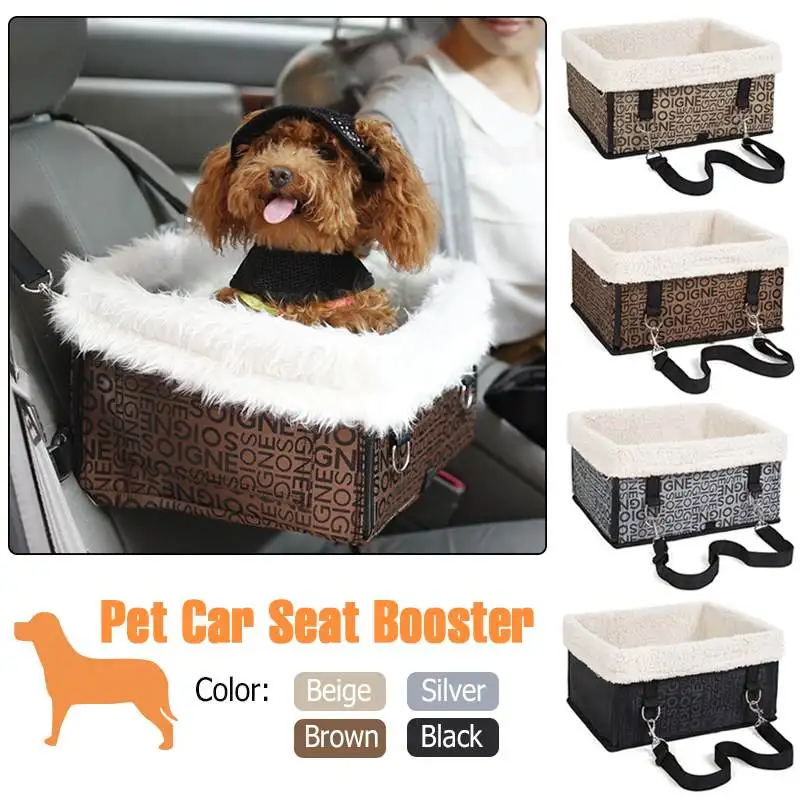 Elevador de asiento de coche para mascotas, hamaca de refuerzo de asiento delantero, Protector de tela Oxford, perro antideslizante, gato, cama de viaje al aire libre, M/L