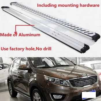 

New arrived for KIA sportage R 2010 2011 2012 2013 2014 2015 running board side step Nerf bar pedal 6