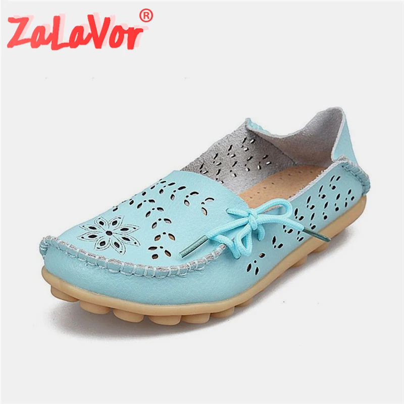 ZALAVOR/20 цветов женская обувь из натуральной кожи на плоской подошве модная для