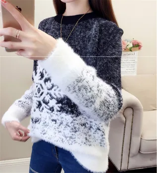 

Women Fashion Sweater And Pullover Female Jersey Jumper Pull Femme Autumn Winter Cashmere Knitted Red