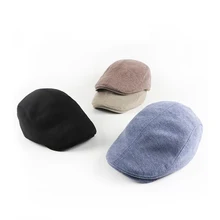 JAMONT осенние и зимние однотонные кепки пустые мужские и женские повседневные Шапки ретро Британский берет шляпа художника эластичная регулировка